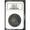 Image 3 : 1860 $1 PR66 NGC. The Mint experienced considerable difficulty in the late 1850s and early 1860s...
