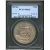 Image 1 : 1874-S T$1 MS62 PCGS....