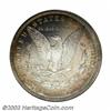 Image 2 : 1889 $1 PR67 NGC. Ex: Eliasberg. Original olive-copper toning gravitates toward the borders of th...