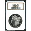 Image 3 : 1892 $1 PR66 Cameo NGC. Soft violet peripheral toning only serves the intensify the stark contras...