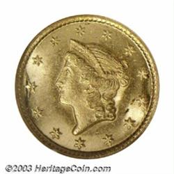 1849-O G$1 MS64 NGC....