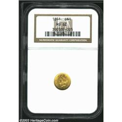 1851 G$1 MS62 NGC....