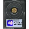 Image 2 : 1855 G$1 XF45 PCGS. A lightly circulated piece that retains bright luster in protected areas. The...