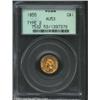 Image 1 : 1855 G$1 AU53 PCGS....