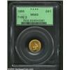 Image 3 : 1855 G$1 MS63 PCGS....