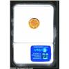 Image 2 : 1868 G$1 MS61 NGC. A richly detailed and bright example that has unabraded surfaces and only a hi...