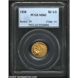 1928 $2 1/2 MS62 PCGS....