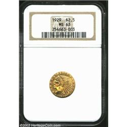 1929 $2 1/2 MS63 NGC....