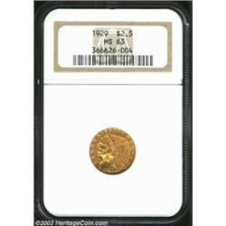 1929 $2 1/2 MS63 NGC....