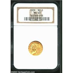 1929 $2 1/2 MS63 NGC....