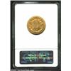 Image 2 : 1874 $3 AU50 ANACS. The portrait has only a hint of friction, and luster swirls about the legends...