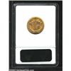 Image 2 : 1874 $3 MS61 ANACS. Yellow-gold color with an average strike for the date.<BR><I>From the John H....