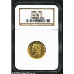 1836 $5 AU55 NGC....
