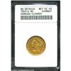 Image 1 : 1849-D $5 --Damaged, Cleaned--ANACS. AU Details, Net XF40....