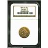 Image 3 : 1855-C $5 AU55 NGC....