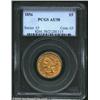 Image 1 : 1856 $5 AU58 PCGS....