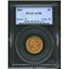 Image 1 : 1861 $5 AU58 PCGS....
