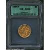 Image 3 : 1868-S $5 AU53 ICG. A very difficult frontier issue from an original mintage of 52,000 pieces, th...