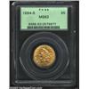 Image 1 : 1884-S $5 MS62 PCGS....