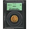 Image 1 : 1887-S $5 MS64 PCGS....
