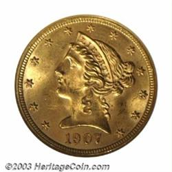 1907-D $5 MS65 NGC....