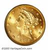 Image 1 : 1908 $5 MS66 PCGS....