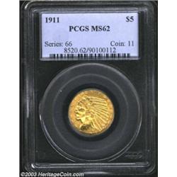 1911 $5 MS62 PCGS....
