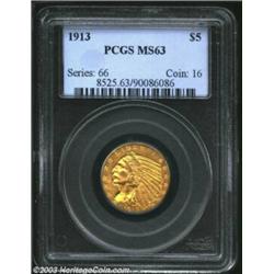 1913 $5 MS63 PCGS....