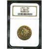 Image 1 : 1847 $10 AU53 NGC. Russet colored encrustations are seen on portions of the obverse of this No Mo...