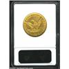 Image 2 : 1847-O $10 XF45 ANACS. While the lower half of the eagle is not fully struck, the bright yellow c...