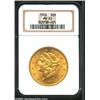 Image 1 : 1904 $20 MS63 NGC....