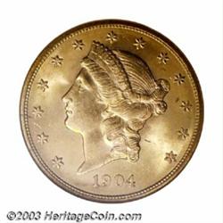 1904 $20 MS65 NGC....