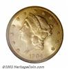 Image 1 : 1904 $20 MS65 NGC....