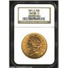 Image 1 : 1904-S $20 MS62 NGC. Well struck with bright, semi-prooflike surfaces which are highly lustrous,...