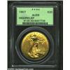 Image 3 : 1907 $20 High Relief, Wire Rim AU58 PCGS....