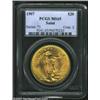 Image 3 : 1907 $20 Arabic Numerals MS65 PCGS....
