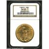 Image 1 : 1909/8 $20 MS61 NGC. Scarce in Mint State, this piece has a few small abrasions that prevent a hi...