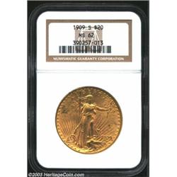 1909-S $20 MS62 NGC....