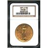 Image 1 : 1909-S $20 MS62 NGC....