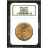 Image 1 : 1909-S $20 MS63 NGC. Bright and quite sharp, one alloy spot is noted at the lower left side of th...