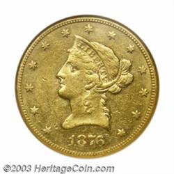 1876-CC $10 AU53 ANACS....
