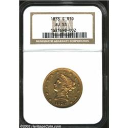 1878-S $10 AU53 NGC....