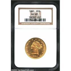 1882 $10 MS63 NGC....