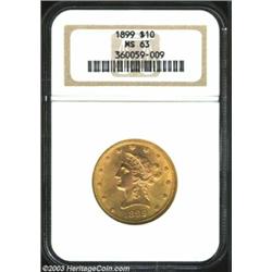 1899 $10 MS63 NGC....