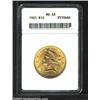 Image 1 : 1901 $10 MS63 ANACS. Well struck and relatively problem-free but not quite enough "pop" in the lu...