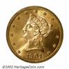 Image 1 : 1901 $10 MS66 NGC....