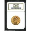 Image 1 : 1901-S $10 MS63 NGC. Attractive olive-golden color, a few scattered marks limit the grade.<BR><I>...