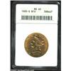 Image 1 : 1905-S $10 MS60 ANACS. This issue is known for its flashy mint luster, and despite the moderately...