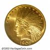 Image 1 : 1908 $10 Motto MS66 NGC....