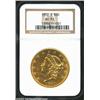 Image 3 : 1852-O $20 AU53 NGC. One of several AU or better survivors of this desirable New Orleans issue in...